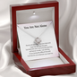 You Are Not Alone I Am Here For You Whenever You Need Me Love Knot Necklace | Loss of Baby Gift |  Pregnancy Loss Gift | Sorry For Your Loss Gift