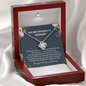 13th Birthday Officially A Teenager Love Knot Necklace, 13th Birthday Gift, Thirteenth Birthday Necklace
