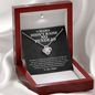 Mama Didn't Raise No Pendejo Love Knot Necklace | Mother's Day Gift Hispanic Mother