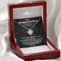 Stepped Up Mom Love Knot Necklace | Stepped Up Mom, Unbiological Mom, Foster Mom, Stepmom, Mother In Law Card Mother's Day Gift