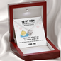 To My Mother Puffer You Will Always Have Me Mother's Day Love Knot Necklace | Gift For Mother