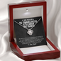 Tu Chanclazos Y Tu Amor Me Marco Love Knot Necklace | Mother's Day Gift Hispanic Mother