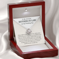 To My Amazing Mother-In-Law On My Wedding Day Love Knot Necklace Gift | Mother In Law Wedding Gift From Bride | Mother of the Groom Necklace | Future Mother in Law Wedding Gift | Sentimental Gift For Mother-In-Law