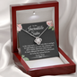 To My Incredible Sister Funny Love Knot Necklace | Unbiological Sister Necklace, Bonus Sister Gift | Gift for Bestie, Best Friend Gift