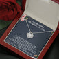 To Our Beautiful Daughter-In-Law Love Knot Necklace, To Our Daughter-In-Law Gift On Wedding Day