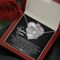 To My Badass Queen Wife Love Necklace | Biker Gifts for Wife, Harley Motorcycle Life Gift from Husband