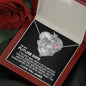 To My Future Wife, Join By Your Side Love Knot Necklace