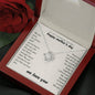 Mom Thanks For Putting Up With Us Love Knot Necklace | Mother's Day Gift for our mom