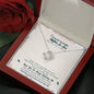 To My Future Mother In Law, Thank You For Welcoming Me Love Knot Necklace