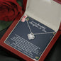 To Our Beautiful Daughter-In-Law Love Knot Necklace, To Our Daughter-In-Law Gift On Wedding Day