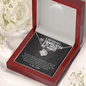Tu Chanclazos Y Tu Amor Me Marco Love Knot Necklace | Mother's Day Gift Hispanic Mother