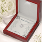 To My Ride Or Die Best Friend Love Knot Necklace | BFF, Best Friend, Unbiological Sister, Birthday Gifts, Best Friend Gift