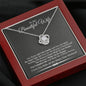 To My Beautiful Wife Our Life Ain't No Fairy Tale But I Love You Cubic Zirconia Necklace | Gift From Husband To Wife | Anniversary Gift