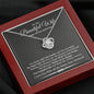To My Beautiful Wife Happy 1st Year Anniversary Cubic Zirconia Necklace | Gift From Husband To Wife | 1st Year Anniversary Gift