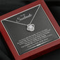 To My Soulmate Our Life Ain't No Fairy Tale But I Love You Cubic Zirconia Necklace | Gift From Partner To Soulmate