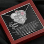 To My Badass Queen Wife Love Necklace | Biker Gifts for Wife, Harley Motorcycle Life Gift from Husband