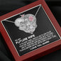 To My Future Wife, Join By Your Side Love Knot Necklace
