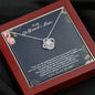 To My Girlfriend's Mom Forever Grateful Necklace Gift For Girlfriend's Mom, Girlfriend's Mom Gift, To My Girlfriend's Mom Gift,