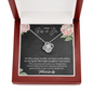 To My Ride Or Die We Have Each Other Love Knot Necklace | Unbiological Sister Necklace, Bonus Sister Gift, Bestie, Best Friend Gift