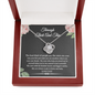 The Best Kind Of People Through Thick And Thin Love Knot Necklace | Unbiological Sister Necklace, Bonus Sister Gift | Gift for Bestie, Best Friend Gift