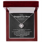 Stepped Up Mom Love Knot Necklace | Stepped Up Mom, Unbiological Mom, Foster Mom, Stepmom, Mother In Law Card Mother's Day Gift