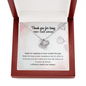 Thank You For Being One Call Away Love Knot Necklace | Thank you gift, Gift For Therapist, Mental Health Professional Gift, Recovery Gift