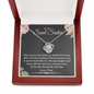 To My Soul Sister You Have Been By My Side Love Knot Necklace | Unbiological Sister Necklace, Bonus Sister Gift | Gift for Bestie, Best Friend Gift