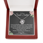 To My Soul Sister A Friend Like You Is Family Love Knot Necklace | Unbiological Sister Necklace, Bonus Sister Gift | Gift for Bestie, Best Friend Gift