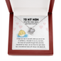 To My Mother Puffer Our Bond Will Persist Funny Mother's Day Love Knot Necklace | Gift For Mother