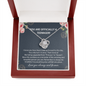 13th Birthday Officially A Teenager Love Knot Necklace, 13th Birthday Gift, Thirteenth Birthday Necklace