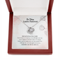 No Storm Lasts Forever Love Knot Necklace | Addiction Recovery Affirmation Gift, AA Recovery Gifts, NA Recovery Sobriety Gift
