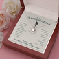 To Our Granddaughter Live Your Dreams Love Knot Necklace | Gift From Grandma & Grandpa | Granddaughter Birthday, Granddaughter Graduation