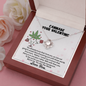Cannabe Your Valentine Love Knot Necklace | Valentine's Gift, Anniversary Gift, 420 Couple Gift
