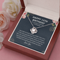 Upgraded to Teenager 13th Birthday Love Knot Necklace, 13th Birthday Gift, Thirteenth Birthday Necklace