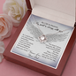 As I Sit in Heaven Love Knot Necklace, Loss of Dad Gift Memorial Gift | In Memory of Father | Sympathy Loss of Father Gift | Father Memorial Gift