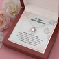 No Storm Lasts Forever Love Knot Necklace | Addiction Recovery Affirmation Gift, AA Recovery Gifts, NA Recovery Sobriety Gift