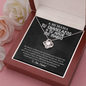 Tu Chanclazos Y Tu Amor Me Marco Love Knot Necklace | Mother's Day Gift Hispanic Mother