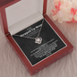 Stepped Up Mom Love Knot Necklace | Stepped Up Mom, Unbiological Mom, Foster Mom, Stepmom, Mother In Law Card Mother's Day Gift