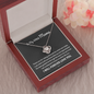 To My Witch Mama Thank You For Raising Me Love Knot Necklace | Gift to Mom from Daughter/Son | Christmas, Birthday, & Mother's Day Gift to Mom