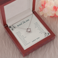 To My Ride Or Die Best Friend Love Knot Necklace | BFF, Best Friend, Unbiological Sister, Birthday Gifts, Best Friend Gift