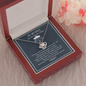 To My Niece Let The Adventure Begin Love Knot Necklace, Gift for Graduation, Aunt/Uncle Graduation Gift