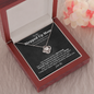 Unbiological Mom Love Knot Necklace | Stepped Up Mom, Bonus Mom, Foster Mom, Stepmom, Mother In Law Card Mother's Day Gift