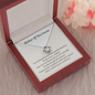 Mother Of The Groom Love Knot Necklace Gift | Mother In Law Wedding Gift From Bride | Mother of the Groom Necklace | Future Mother in Law Wedding Gift | Sentimental Gift For Mother-In-Law