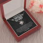 Tu Chanclazos Y Tu Amor Me Marco Love Knot Necklace | Mother's Day Gift Hispanic Mother