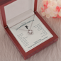 To Our Granddaughter Live Your Dreams Love Knot Necklace | Gift From Grandma & Grandpa | Granddaughter Birthday, Granddaughter Graduation