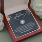 To my Niece, You Are Going Places Love Knot Necklace | Gift for Niece from Aunt | Motivational Gift for my Niece
