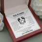 To My Amazing Future Grandma Love Knot Necklace, Pregnancy Reveal Gift, Gift for Grandmother To Be