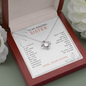 To My Amazing Sister Love Knot Necklace | Gift for Big Sister Gift | Sister Birthday, Graduation, Christmas Gift