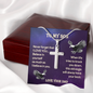 Personalized To My Son Cross Necklace Gift| Gift for Son, from Dad| Believe in Yourself | Motivational Gift for Son| Cross Gift from Dad