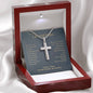 To Our Grandson Communion Cross Necklace | Gift from Nana & Pappy | Grandson Birthday, Graduation, Christmas Gift